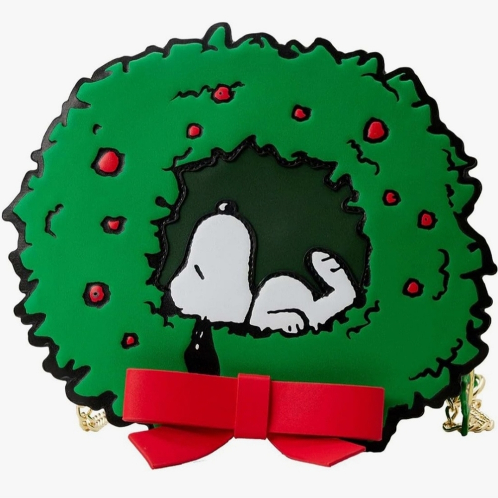 Loungefly Peanuts Snoopy & Woodstock Christmas Crossbody